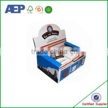 Decorative paper High quality custom made cardboard counter display