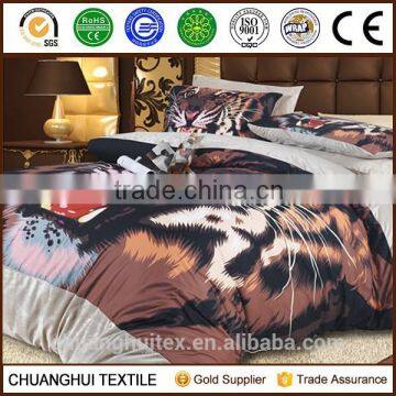 2015 Hot 4Pcs 3D Brushed Printed Duvet / Quilt Cover Bedding Set Queen Size duvet cover