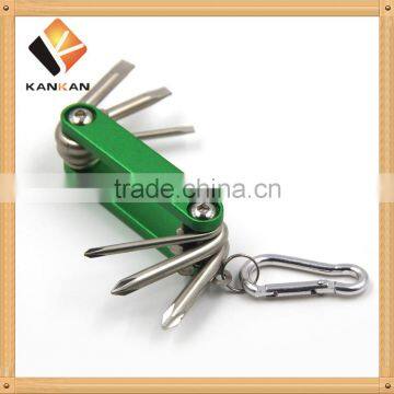 6pcs Aluminium Alloy Folding Hex/Torx Key Wrench Set/ Bicycle Tool Kit