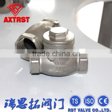 ASME Stainless Steel Inter Thread Swing Check Valve