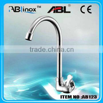 Kitchen single handle wall mounted faucet