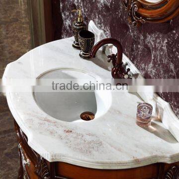 Classic Bathroom Furniture Black Bathroom Vanity Set Sliding Door Bathroom Vanities With Mirror WTS622 photo-5