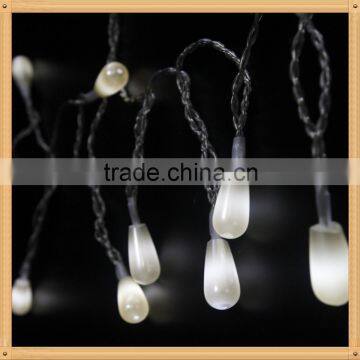 battery powder pearl decoation home led string light for wedding party