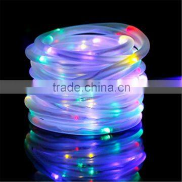 33ft 100 LED Solar Rope Lights, Waterproof Outdoor Rope Lights, Red/Green/Blue/Warm White photo-3