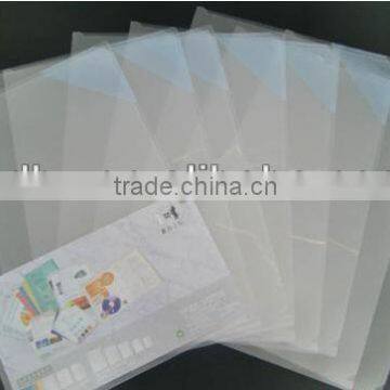 decorative folding pp plastic file folder