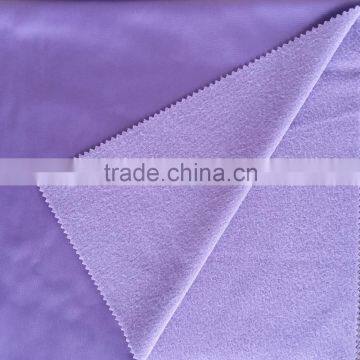 wholesale Huzhou shuanglu polyester warp knitted velvet super poly fabric