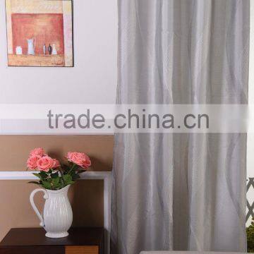 top quality waterproof hotel shower curtain with stainless rings