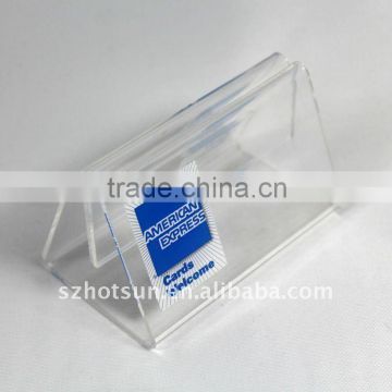 triangled table tent/table menu stands/restaurant displays