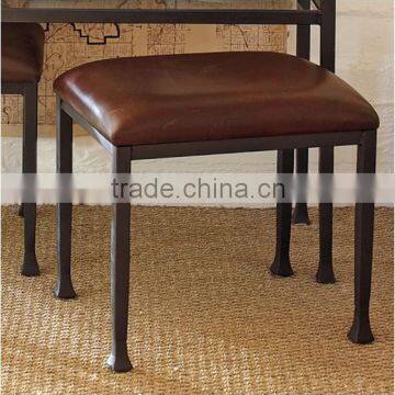 Brown Leather bar stool, Industrial Bar stool, Cheap Bar Stool.