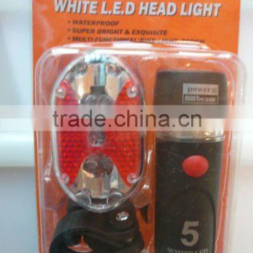 cycle head light led bicycle tail light bike light set