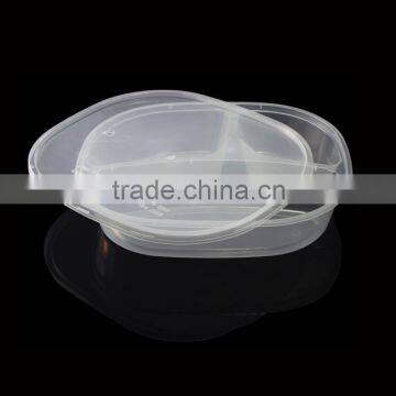 High Quality Plastic Take-away Food Container 3-compartment 1000ml photo-2
