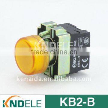 Resistance-type,waterproof led button indicator B2-BV