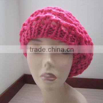 winter fashion knitted cotton beret