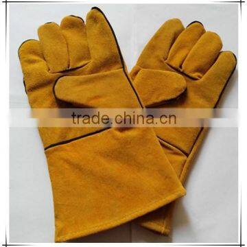 AB Grade Long Welding Gloves Leather Working Gloves photo-5