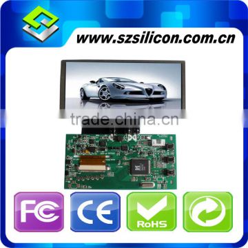 2 way CVBS 4.3 inch lcd panel with driver board