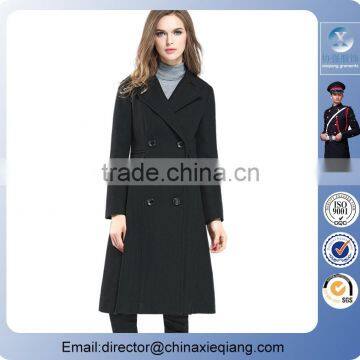 2016 New Desgin Double Breasted Long Coat for Women photo-3
