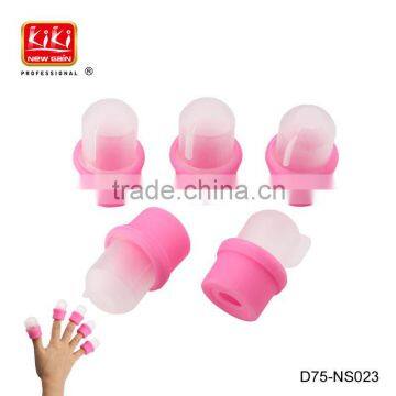 10pcs per box wearable Nail Soakers Polish Remover DIY Acrylic UV Gel Cap Tip Set