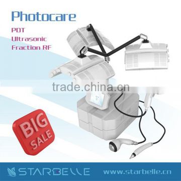 2014 New PDT LED Light Beauty Equipment With Ultrasound and Fractional RF