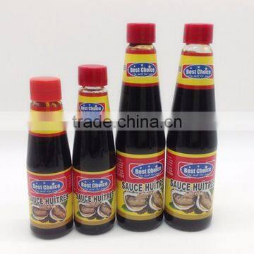 hot sale 9oz & 18oz Chinese Natural Oyster Sauce in glass bottle