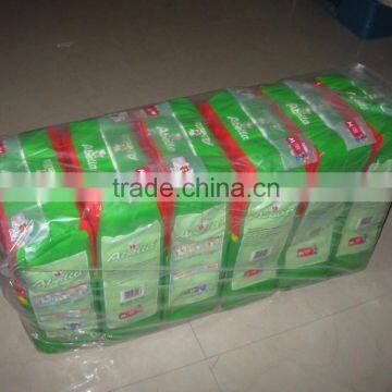 pe Film or Cloth-like Magic Tape or pp Tape B Grade Stock Baby Diapers photo-5