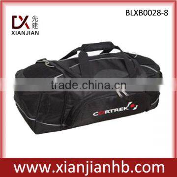 Audited Factory Nylon Black Tote Shoulder Durable Wearable Travel Bag