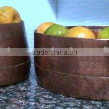 Copper Fruit Bowl