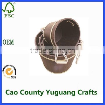 professonal custom wooden buckets factory ice bucket China