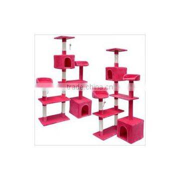 Multi-Level Indoor Cat Trees Scratcher & Cat Furniture Cat House Perch photo-3