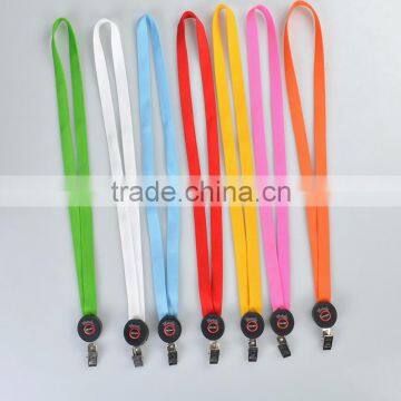 colorful nylon webbing reflective lanyard