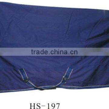 600D blue plain dacron waterproof horse rain sheet