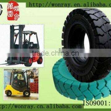 4.00-8 pneumatic solid tire ,rubber forklift solid tire, forklift industrial solid tire