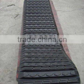 Earthmoving parts rubber track for mini excavator,atv rubber track pads for trucks