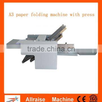 High speed paper folding machine, Automatic A3 folding machine , W type card folder