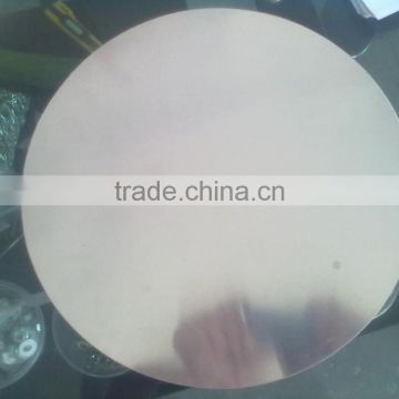 High quality sheet metal aluminum blank discs anodized