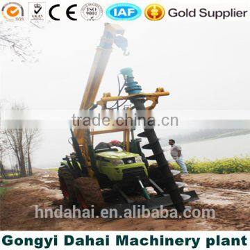Electric Pole Erecting Crane & Digging Hole From DAHAI Factory photo-6