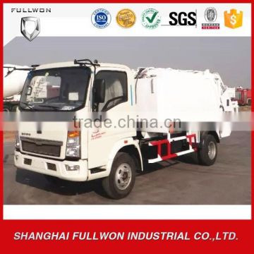 SINOTRUK HOWO 10 tons 6 wheel 4x2 garbage truck for sale