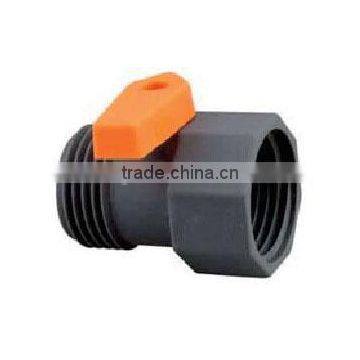 Garden plastic hose coupling with valve quick hose connector SG1810