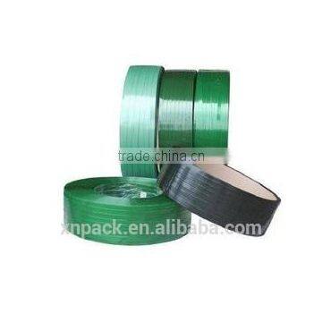 Smooth or embossed green packing Polyester strap