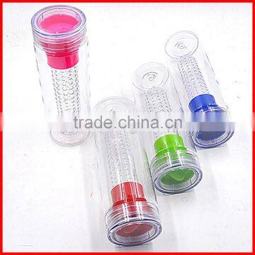 Tritan Sport Water Bottle Plastic New Fruit Infusion Water Bottle BPA Free 750ML photo-4