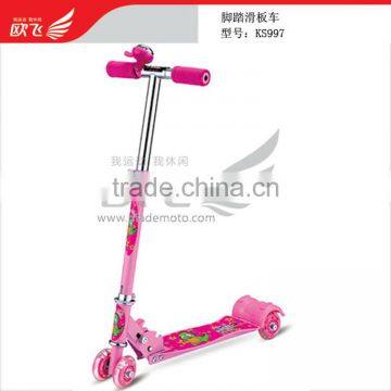 Cheap Full Iron 4 Wheels Kids Kick Scooter