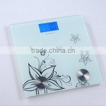 Personal type glass body fat weighing scale