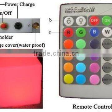 Plastic Led Cube Chair Wonderful Chair Light LED Cube photo-6