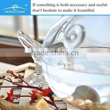 Clear Large Glass Fish Shaped Bowl photo-3