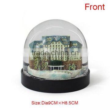 Acrylic Material Decorate Building Snow Globe photo-3
