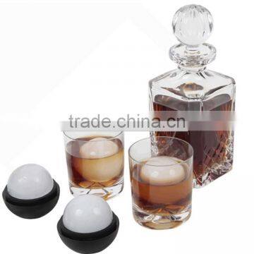 2016 high quality ice ball maker silicone Ball Shape Ice Cube Tray Mold