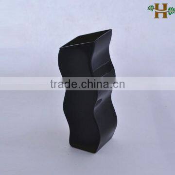 bevel opened square glass vases wholesale