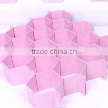 Cy272 8-Piece Honeycomb Drawer Clapboard Closet Divider Cabinet Cellular Partitions Underwear Organizer