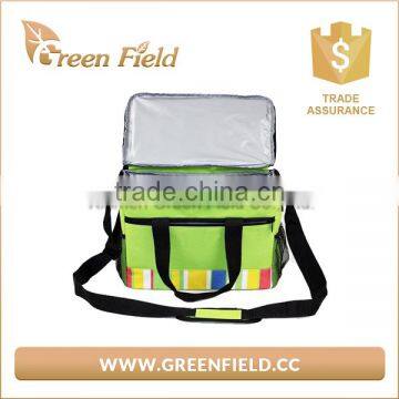 Polyester insulated can cooler thermal bags,lunch bags