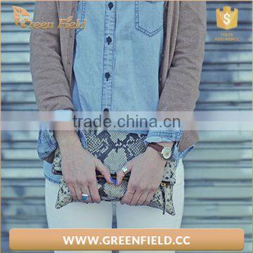 Women Leather Clutches Women Leather Foldable Cluthes photo-3