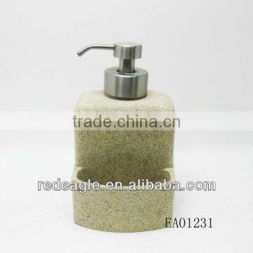 EA01231 home decorative kitchen soap dispenser with sponge holder